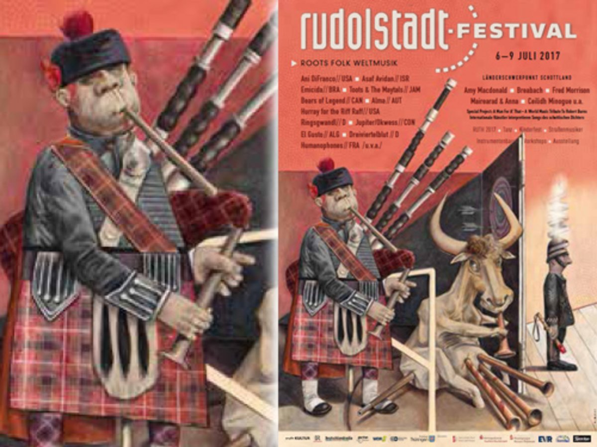 Tiefe Wurzeln und Kreativität ohne Grenzen - Schottland steht im Fokus des Rudolstadt-Festivals 2017.