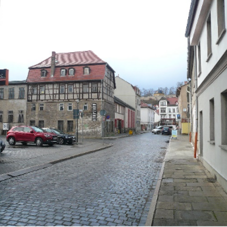 Freiligrathstraße - vor Beginn des Vorhabens