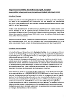 Bürgermeisterbericht Mai 2019