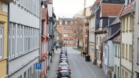 Die Mangelgasse in Rudolstadt
