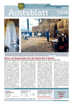 Amtsblatt 17/25 vom 01. Oktober 2025